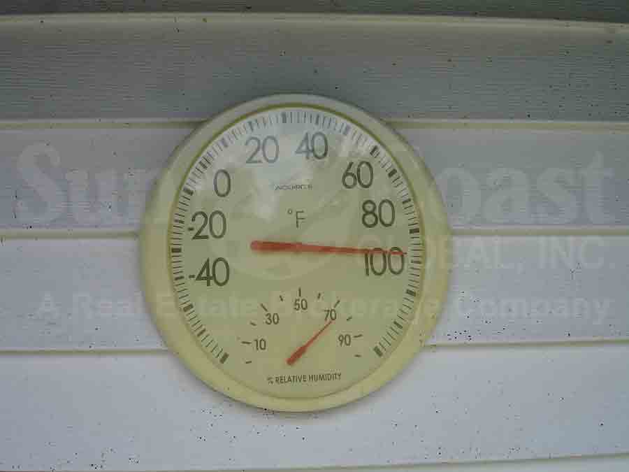 Boca Ciega Village Thermometer